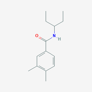 molecular formula C14H21NO B378916 N-(1-ethylpropyl)-3,4-dimethylbenzamide 