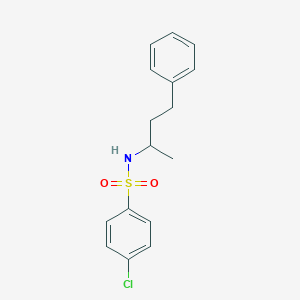 4-chloro-N-(4-phenylbutan-2-yl)benzenesulfonamide