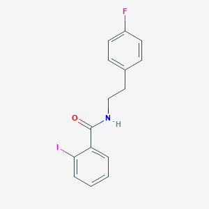 N-[2-(4-fluorophenyl)ethyl]-2-iodobenzamide