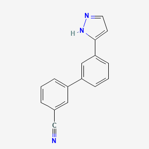 3'-(1H-pyrazol-3-yl)-3-biphenylcarbonitrile