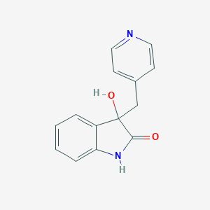 3-hydroxy-3-(4-pyridinylmethyl)-1,3-dihydro-2H-indol-2-one