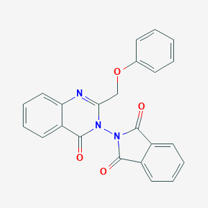 molecular formula C23H15N3O4 B378933 2-(4-oxo-2-(phenoxymethyl)-3(4H)-quinazolinyl)-1H-isoindole-1,3(2H)-dione 