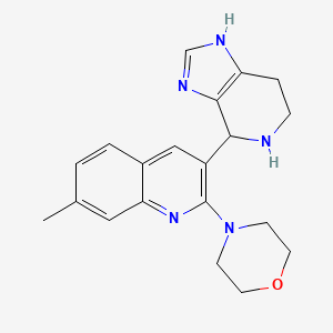 4-[7-methyl-3-(4,5,6,7-tetrahydro-1H-imidazo[4,5-c]pyridin-4-yl)quinolin-2-yl]morpholine