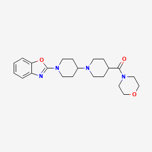 1'-(1,3-benzoxazol-2-yl)-4-(4-morpholinylcarbonyl)-1,4'-bipiperidine