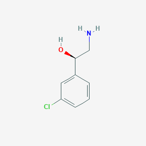 molecular formula C8H10ClNO B037897 (R)-2-Amino-1-(3-chlorophenyl)ethanol CAS No. 121652-86-6