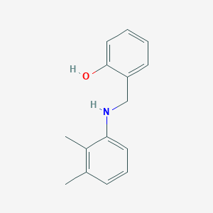 molecular formula C15H17NO B378975 2-[(2,3-Dimethylanilino)methyl]phenol 