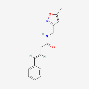 (E)-N-[(5-methyl-1,2-oxazol-3-yl)methyl]-4-phenylbut-3-enamide