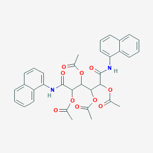 [2,4,5-Triacetyloxy-1,6-bis(naphthalen-1-ylamino)-1,6-dioxohexan-3-yl] acetate