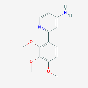 2-(2,3,4-trimethoxyphenyl)pyridin-4-amine