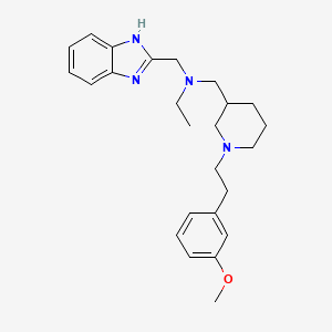 (1H-benzimidazol-2-ylmethyl)ethyl({1-[2-(3-methoxyphenyl)ethyl]-3-piperidinyl}methyl)amine