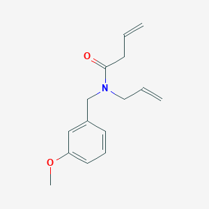 N-allyl-N-(3-methoxybenzyl)but-3-enamide