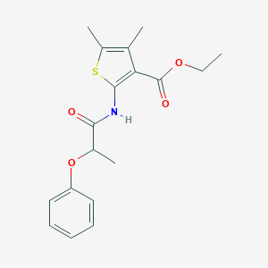 Ethyl 4,5-dimethyl-2-[(2-phenoxypropanoyl)amino]-3-thiophenecarboxylate