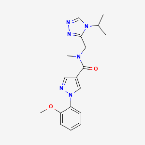 N-[(4-isopropyl-4H-1,2,4-triazol-3-yl)methyl]-1-(2-methoxyphenyl)-N-methyl-1H-pyrazole-4-carboxamide