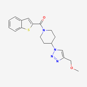 1-(1-benzothien-2-ylcarbonyl)-4-[4-(methoxymethyl)-1H-1,2,3-triazol-1-yl]piperidine