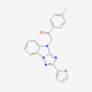 2-[2-(2-furyl)-4H-[1,2,4]triazolo[1,5-a]benzimidazol-4-yl]-1-(4-methylphenyl)ethanone