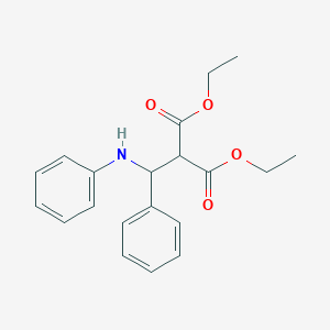 molecular formula C20H23NO4 B379053 Diethyl [anilino(phenyl)methyl]malonate 