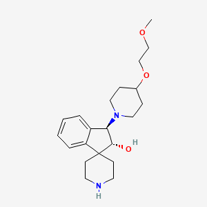 (1R,2R)-1-[4-(2-methoxyethoxy)piperidin-1-yl]spiro[1,2-dihydroindene-3,4'-piperidine]-2-ol