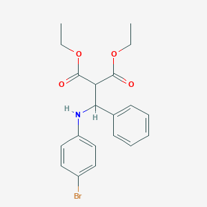 Diethyl [[(4-bromophenyl)amino](phenyl)methyl]malonate