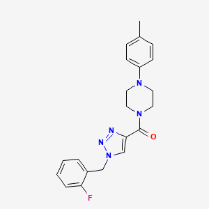 1-{[1-(2-fluorobenzyl)-1H-1,2,3-triazol-4-yl]carbonyl}-4-(4-methylphenyl)piperazine