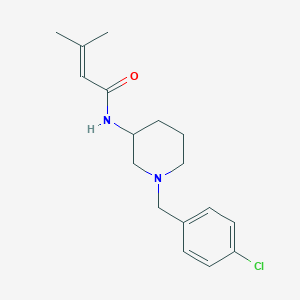 N-[1-(4-chlorobenzyl)-3-piperidinyl]-3-methyl-2-butenamide