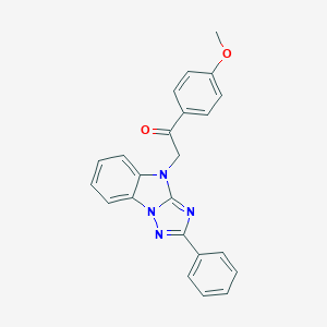 1-(4-methoxyphenyl)-2-(2-phenyl-4H-[1,2,4]triazolo[1,5-a]benzimidazol-4-yl)ethanone