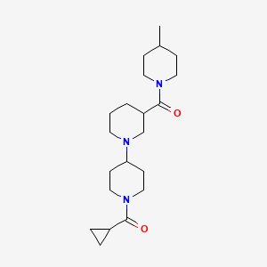 1'-(cyclopropylcarbonyl)-3-[(4-methyl-1-piperidinyl)carbonyl]-1,4'-bipiperidine