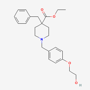 ethyl 4-benzyl-1-[4-(2-hydroxyethoxy)benzyl]-4-piperidinecarboxylate