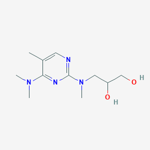 3-[[4-(dimethylamino)-5-methylpyrimidin-2-yl](methyl)amino]propane-1,2-diol