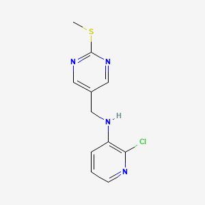 2-chloro-N-{[2-(methylthio)-5-pyrimidinyl]methyl}-3-pyridinamine