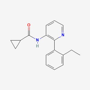 N-[2-(2-ethylphenyl)pyridin-3-yl]cyclopropanecarboxamide