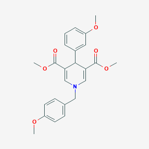 Dimethyl 1-(4-methoxybenzyl)-4-(3-methoxyphenyl)-1,4-dihydropyridine-3,5-dicarboxylate