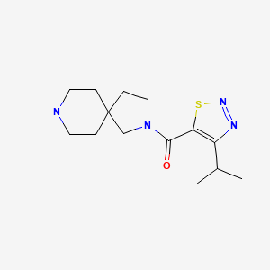 2-[(4-isopropyl-1,2,3-thiadiazol-5-yl)carbonyl]-8-methyl-2,8-diazaspiro[4.5]decane