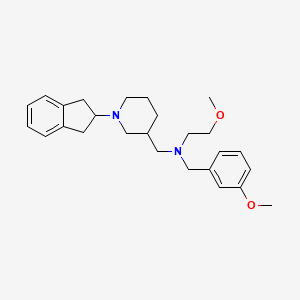 N-[[1-(2,3-dihydro-1H-inden-2-yl)piperidin-3-yl]methyl]-2-methoxy-N-[(3-methoxyphenyl)methyl]ethanamine