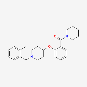 1-(2-methylbenzyl)-4-[2-(1-piperidinylcarbonyl)phenoxy]piperidine