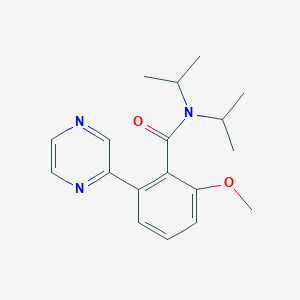 N,N-diisopropyl-2-methoxy-6-pyrazin-2-ylbenzamide