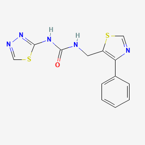 N-[(4-phenyl-1,3-thiazol-5-yl)methyl]-N'-1,3,4-thiadiazol-2-ylurea