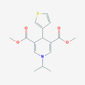 Dimethyl 1-isopropyl-4-(3-thienyl)-1,4-dihydro-3,5-pyridinedicarboxylate