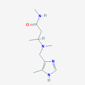 N-methyl-3-{methyl[(4-methyl-1H-imidazol-5-yl)methyl]amino}butanamide