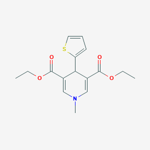 Diethyl 1-methyl-4-(2-thienyl)-1,4-dihydro-3,5-pyridinedicarboxylate