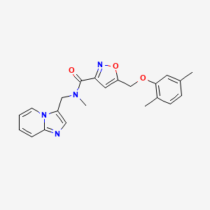 5-[(2,5-dimethylphenoxy)methyl]-N-(imidazo[1,2-a]pyridin-3-ylmethyl)-N-methylisoxazole-3-carboxamide