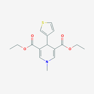 Diethyl 1-methyl-4-(3-thienyl)-1,4-dihydro-3,5-pyridinedicarboxylate