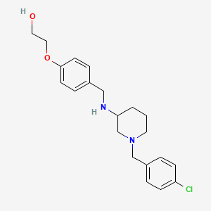 2-[4-({[1-(4-chlorobenzyl)-3-piperidinyl]amino}methyl)phenoxy]ethanol