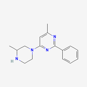 4-methyl-6-(3-methylpiperazin-1-yl)-2-phenylpyrimidine