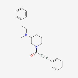 N-methyl-N-(2-phenylethyl)-1-(3-phenyl-2-propynoyl)-3-piperidinamine