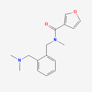 N-{2-[(dimethylamino)methyl]benzyl}-N-methyl-3-furamide trifluoroacetate