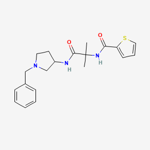 N-{2-[(1-benzylpyrrolidin-3-yl)amino]-1,1-dimethyl-2-oxoethyl}thiophene-2-carboxamide