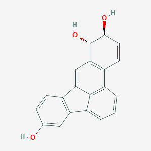 molecular formula C20H14O3 B037924 9,10-Dihydro-5,9,10-trihydroxybenzo(b)fluoranthene CAS No. 114451-04-6