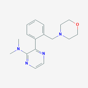 N,N-dimethyl-3-[2-(morpholin-4-ylmethyl)phenyl]pyrazin-2-amine