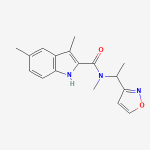 N-(1-isoxazol-3-ylethyl)-N,3,5-trimethyl-1H-indole-2-carboxamide