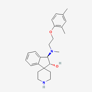 (1R,2R)-1-[2-(2,4-dimethylphenoxy)ethyl-methylamino]spiro[1,2-dihydroindene-3,4'-piperidine]-2-ol